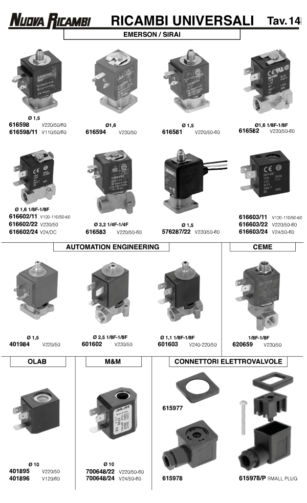 Elettrovalvole 14