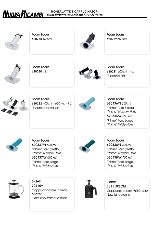 Espumadores De Leche Y Capuchinadores