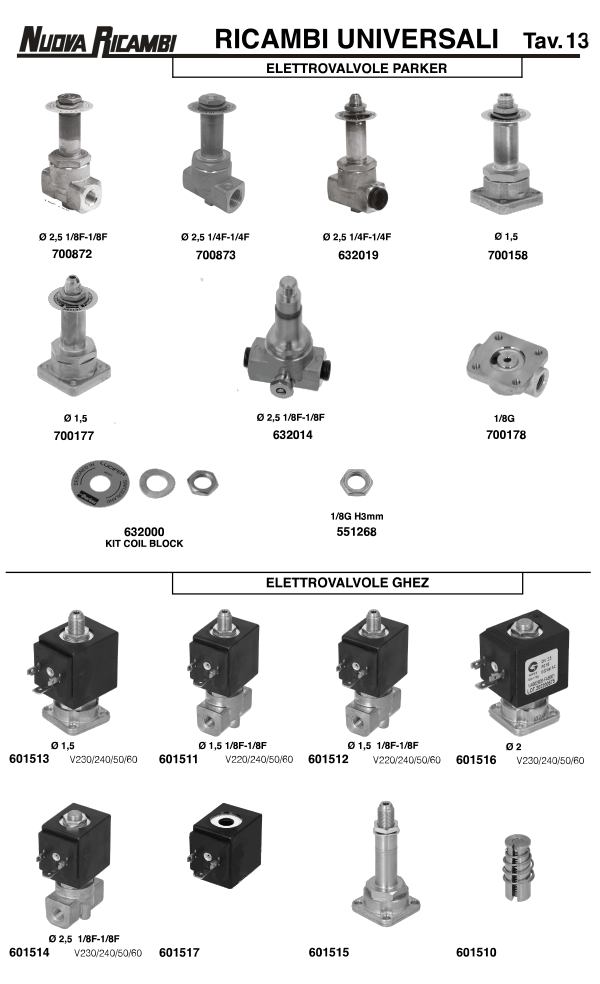 Electrovalvula 13